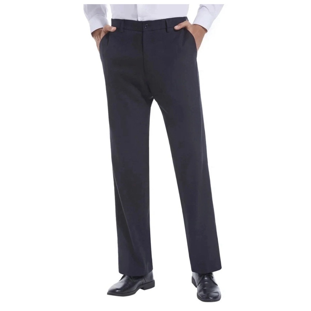 Duchamp Black Stretch Waistband Trousers